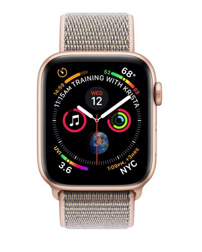 Смарт часовник Apple S4 - 40mm, розов, pink sand loop - 3