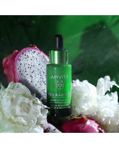 Apivita Bee Radiant Озаряващ серум против признаци на умора, 30 ml - 3