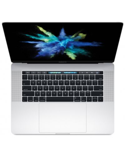 Лаптоп Apple MacBook Pro - 15", Touch Bar, сребрист - 2