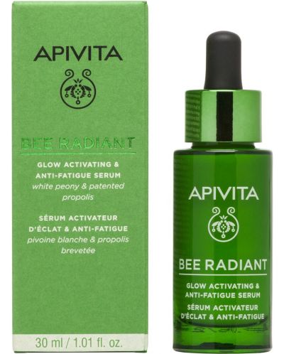 Apivita Bee Radiant Озаряващ серум против признаци на умора, 30 ml - 2