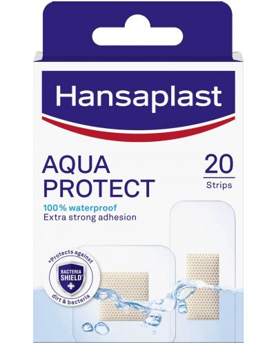 Aqua Protect Водоустойчиви пластири, 20 броя, Hansaplast - 1