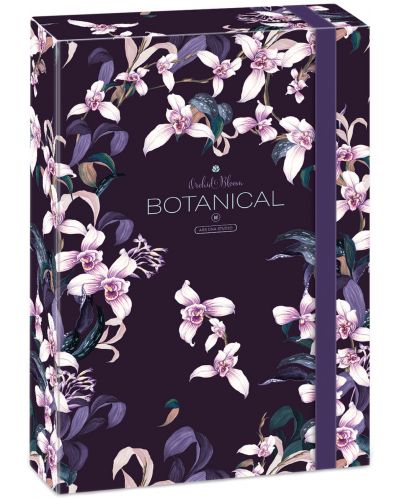 Кутия с ластик Ars Una Botanic Orchid А4 - 1