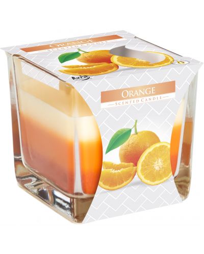 Ароматна свещ Bispol Aura - Портокал, 170 g - 1