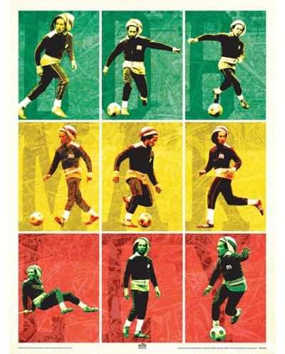 Арт принт Pyramid Music: Bob Marley - Football - 1