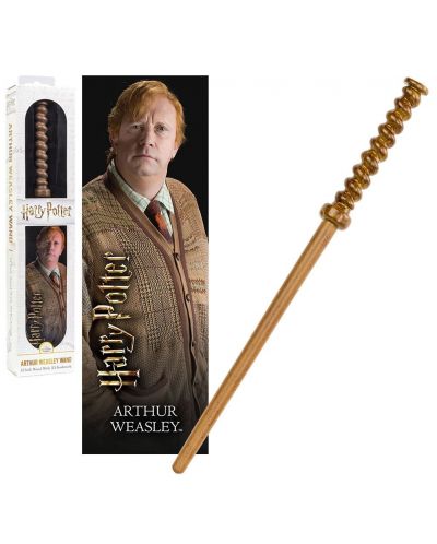 Магическа пръчка The Noble Collection Movies: Harry Potter - Arthur Weasley, 30 cm - 2