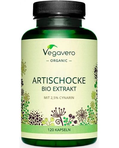 Artischocke Bio Extrakt, 120 капсули, Vegavero - 1