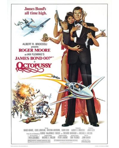 Арт принт Pyramid Movies: James Bond - Octopussy One-Sheet - 1