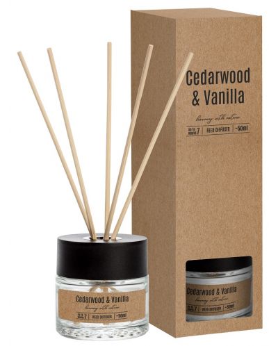 Ароматни пръчици Bispol - Cedarwood & Vanilla, 50 ml - 1
