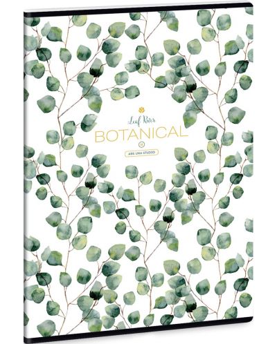 Ученическа тетрадка A4, 40 листа Ars Una Botanic - Leaf - 1