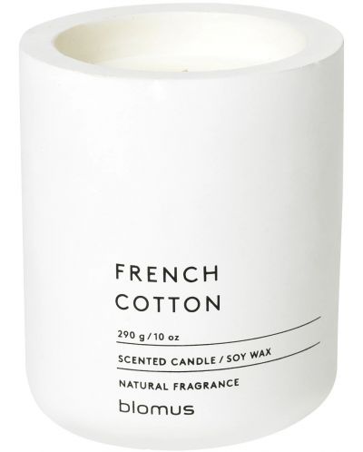 Ароматна свещ Blomus Fraga - L, French Cotton, Lily White - 1