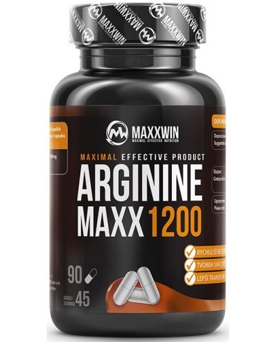 Arginine Maxx 1200, 90 капсули, Maxxwin - 1