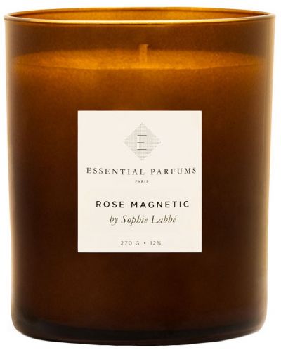 Ароматна свещ Essential Parfums - Rose Magnetic by Sophie Labbé, 270 g - 1