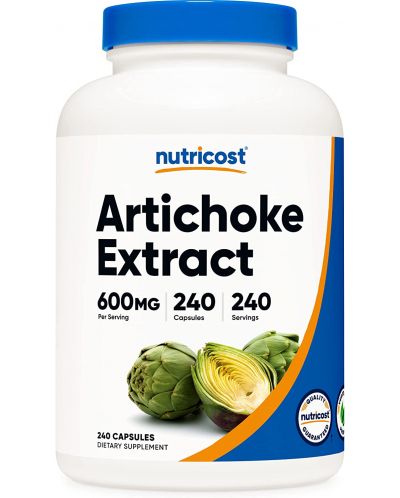 Artichoke Extract, 240 капсули, Nutricost - 1