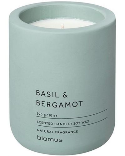 Ароматна свещ Blomus Fraga - L, Basil & Bergamot, Pine Gray - 1