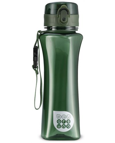 Бутилка за вода Ars Una - Тъмнозелена, 500 ml - 1
