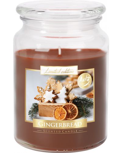 Ароматна свещ Bispol Premium - Gingerbread, 500 g - 1