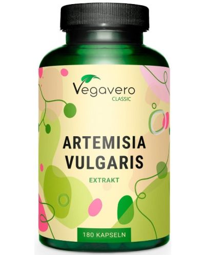 Artemisia Vulgaris Extrakt, 600 mg, 180 капсули,  Vegavero - 1