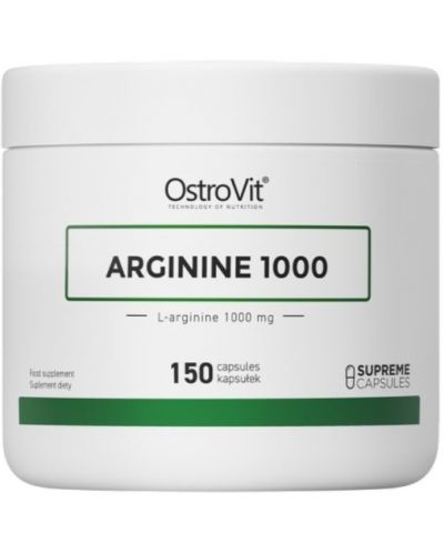 Arginine 1000, 150 капсули, OstroVit - 1