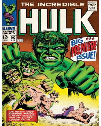 Арт принт Pyramid Marvel: The Hulk - Comic Cover - 1