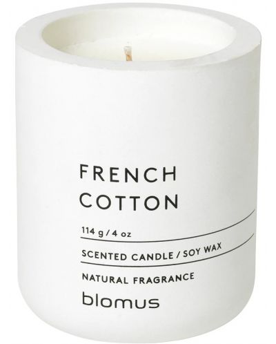 Ароматна свещ Blomus Fraga - S, French Cotton, Lily White - 1