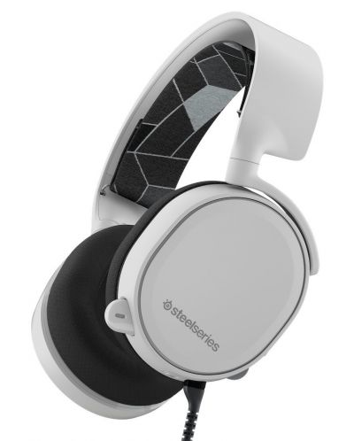 Гейминг слушалки SteelSeries Arctis 3 - 7.1 Surround, бели (разопаковани) - 1