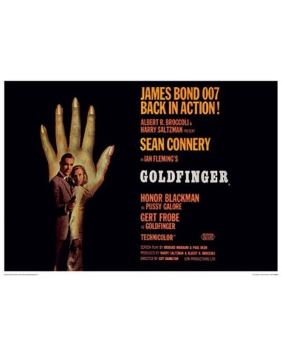 Арт принт Pyramid Movies: James Bond - Goldfinger One-Sheet - 1