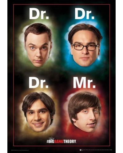 Арт принт Pyramid Television: The Big Bang Theory - Dr. Mr. - 1