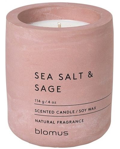 Ароматна свещ Blomus Fraga - S, Sea Salt & Sage, Withered Rose - 1