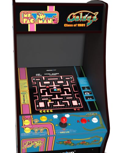Аркадна машина Arcade1Up - Ms. Pac-Man vs Galaga Class of 81 Deluxe - 8