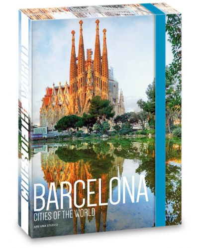 Кутия с ластик Ars Una Cities A4 - Barcelona - 1