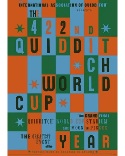 Арт принт Pyramid Movies: Harry Potter - Quidditch World Cup - 1