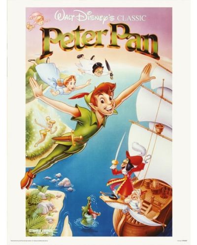 Арт принт Pyramid Disney: Peter Pan - Flying - 1