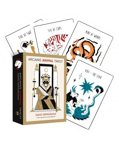 Arcanis Animal Tarot: A 78-Card Deck and Guidebook - 1