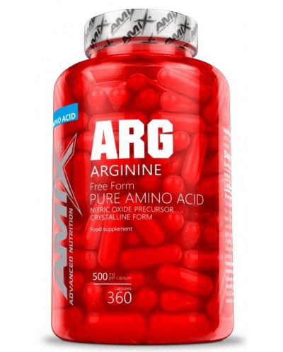 Arginine, 360 капсули, Amix - 1