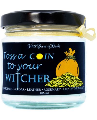 Ароматна свещ The Witcher - Toss a Coin to Your Witcher, 106 ml - 1
