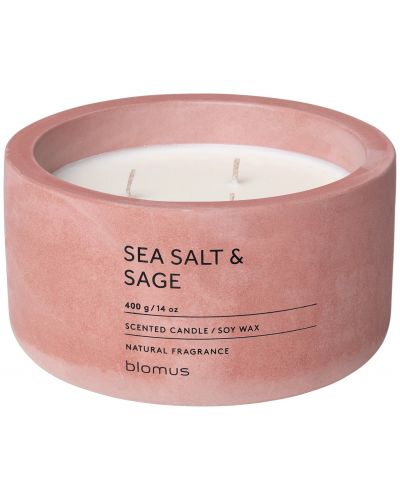 Ароматна свещ Blomus Fraga - XL, Sea Salt & Sage, Withered Rose - 1