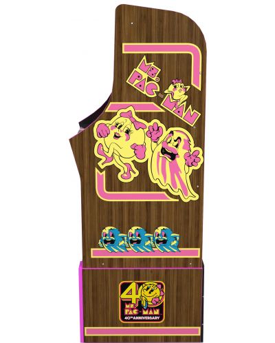 Аркадна машина Arcade1Up - Ms. Pac-Man 40th Anniversary - 6
