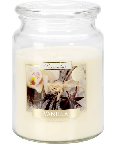 Ароматна свещ Bispol Premium - Vanilla, 500 g - 1