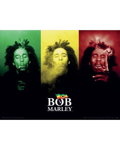 Арт принт Pyramid Music: Bob Marley - Tricolour Smoke - 1