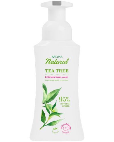 Aroma Natural Интимна пяна с чаено дърво, 300 ml - 1