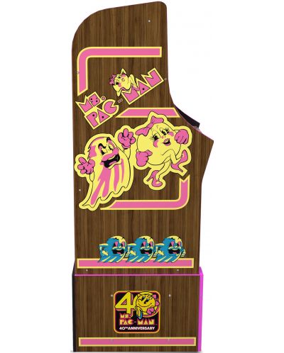Аркадна машина Arcade1Up - Ms. Pac-Man 40th Anniversary - 5