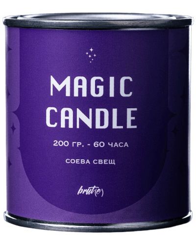 Ароматна соева свещ Brut(e) - Magic Candle, 200 g - 1