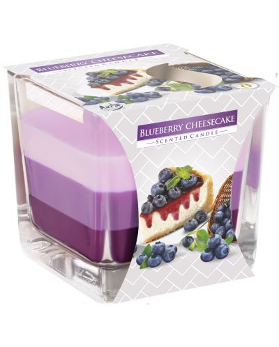 Ароматна свещ Bispol Aura - Blueberry Cheesecake, 170 g - 1