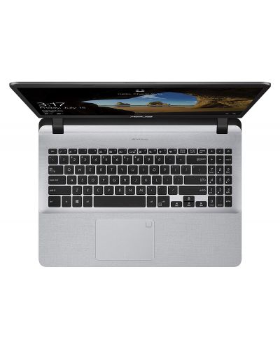 Лаптоп Asus - X507MA-BR145, 15.6", Celeron N4000, 256 SSD, сив - 2