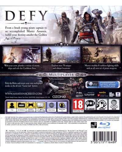 Assassin's Creed IV: Black Flag - Essentials (PS3) - 3