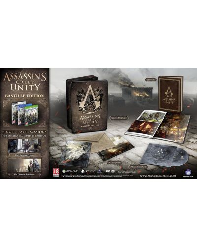 Assassin's Creed Unity - Bastille Edition с подарък тениска (Xbox One) - 10