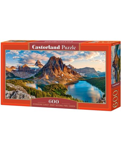 Панорамен пъзел Castorland от 600 части - Национален парк Банф, Канада - 1