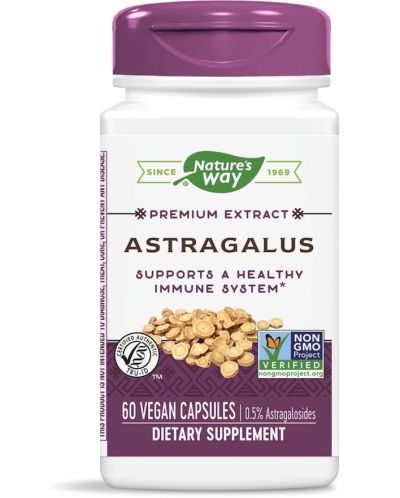 Astragalus, 60 капсули, Nature’s Way - 1