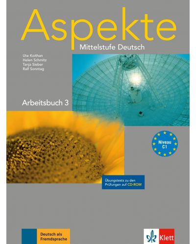 Aspekte 3: Немски език - ниво С1 (учебна тетрадка + CD с тестове) - 1