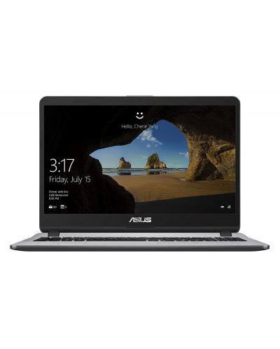 Лаптоп Asus - X507MA-BR145, 15.6", Celeron N4000, 256 SSD, сив - 1